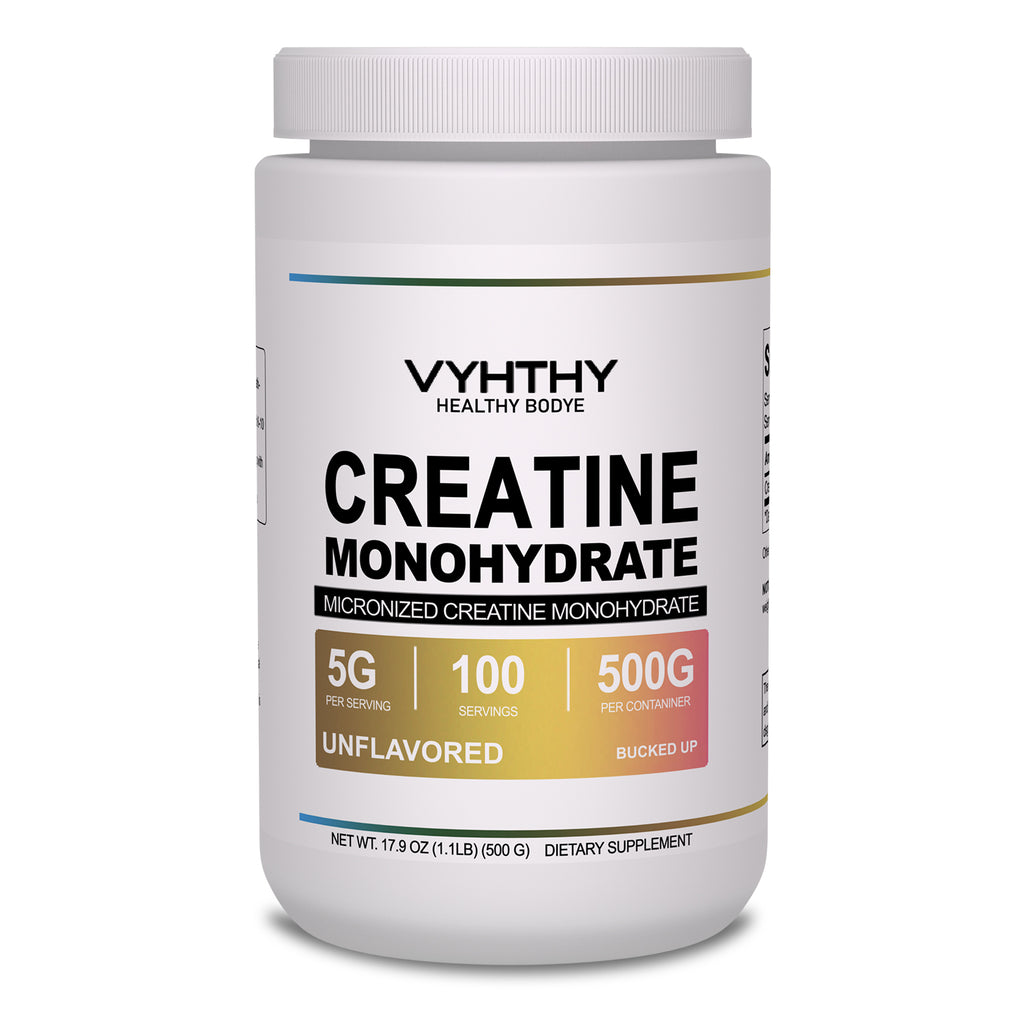 VYHTHY Creatine Monohydrate Powder - Unflavored - 500g