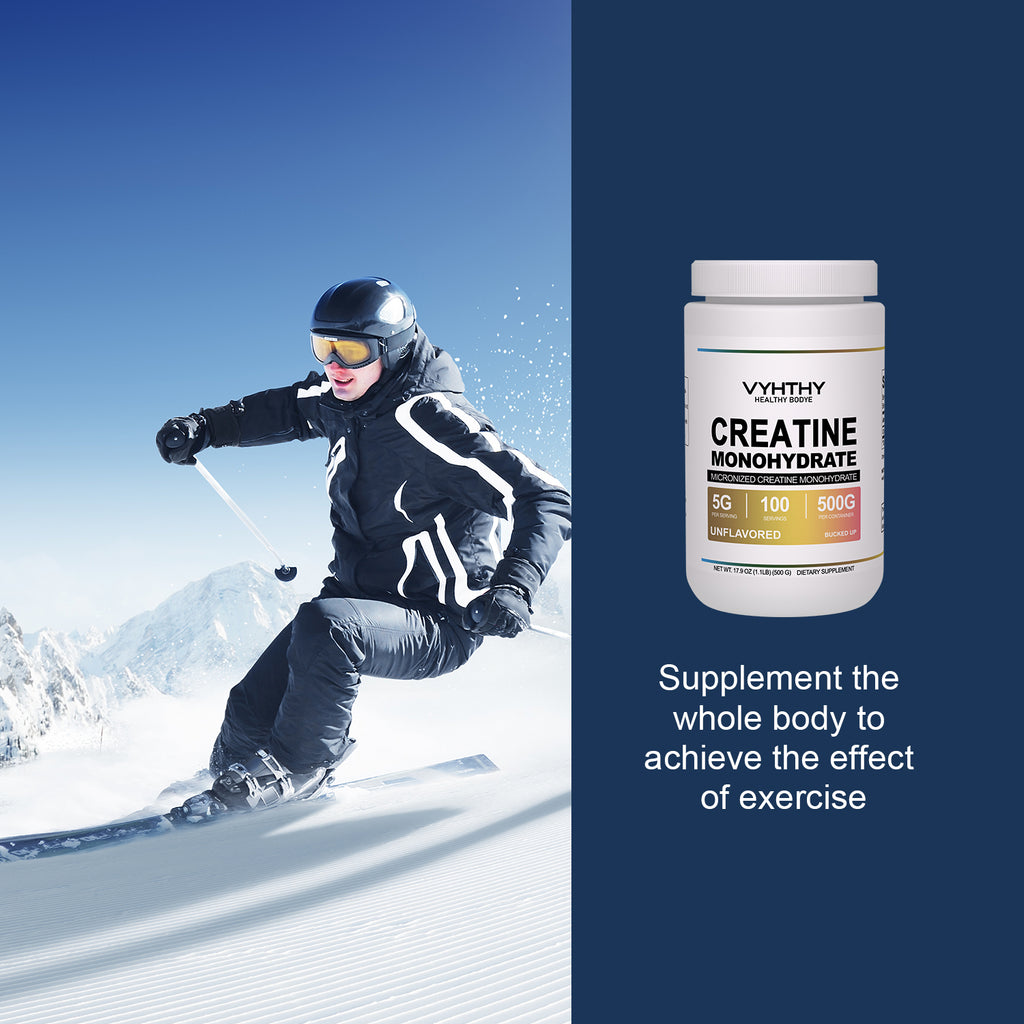 VYHTHY Creatine Monohydrate Powder - Unflavored - 500g