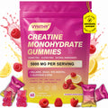 Vyhthy CurveBoost Creatine Gummies for Women, 5000mg Creatine Monohydrate, Raspberry Lemon Flavor, 8-in-1 Supplement with BCAAs Collagen Inositol Iron Zinc Vitamin D3, Sugar Free Vegan
