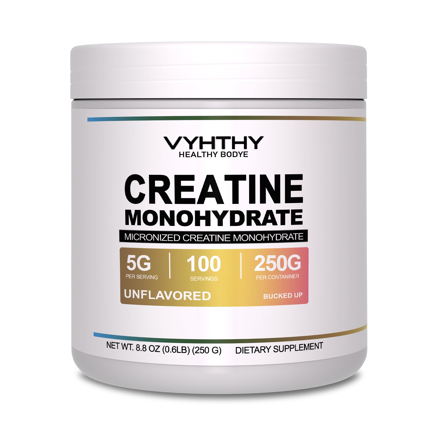 VYHTHY Creatine Monohydrate Powder - Unflavored - 250g