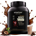 VYHTHY Caramel Coffee Flavored Whey Protein Powder - 24g Protein per Serving - Suitable for pre- and Post-Workout Supplementation - Low Lactose, Gluten-Free, Natural Flavor (36 oz) - 30 Servings