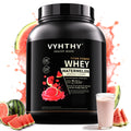 VYHTHY Watermelon Flavored Whey Protein Powder - 24g Protein per Serving - Suitable for pre- and Post-Workout Supplementation - Low Lactose, Gluten-Free, Natural Flavor (56 oz) - 52 Servings