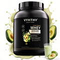 VYHTHY Whey Protein Powder-24g of Protein Per Serving-Premium Whey Protein Powder for Pre Post Workout-Fast Absorbing Whey Concentrate-Low Lactose Gluten Free, Natural Flavored (2LB, Avocado Flavor)