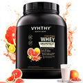 VYHTHY Grapefruit Whey Protein Powder-24g of Protein Per Serving-Premium Whey Protein Powder for Pre Post Workout-Fast Absorbing Whey Concentrate-Low Lactose Gluten Free, Natural Flavored (2LB, 36 oz)