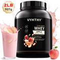 VYHTHY Titan Power Whey Protein Powder – Apple | 24g Protein, 5.5g BCAA, 11g EAA per Scoop | Whey Isolate Primary, Low Carb, No Added Sugar | 2 LB (30 Servings)
