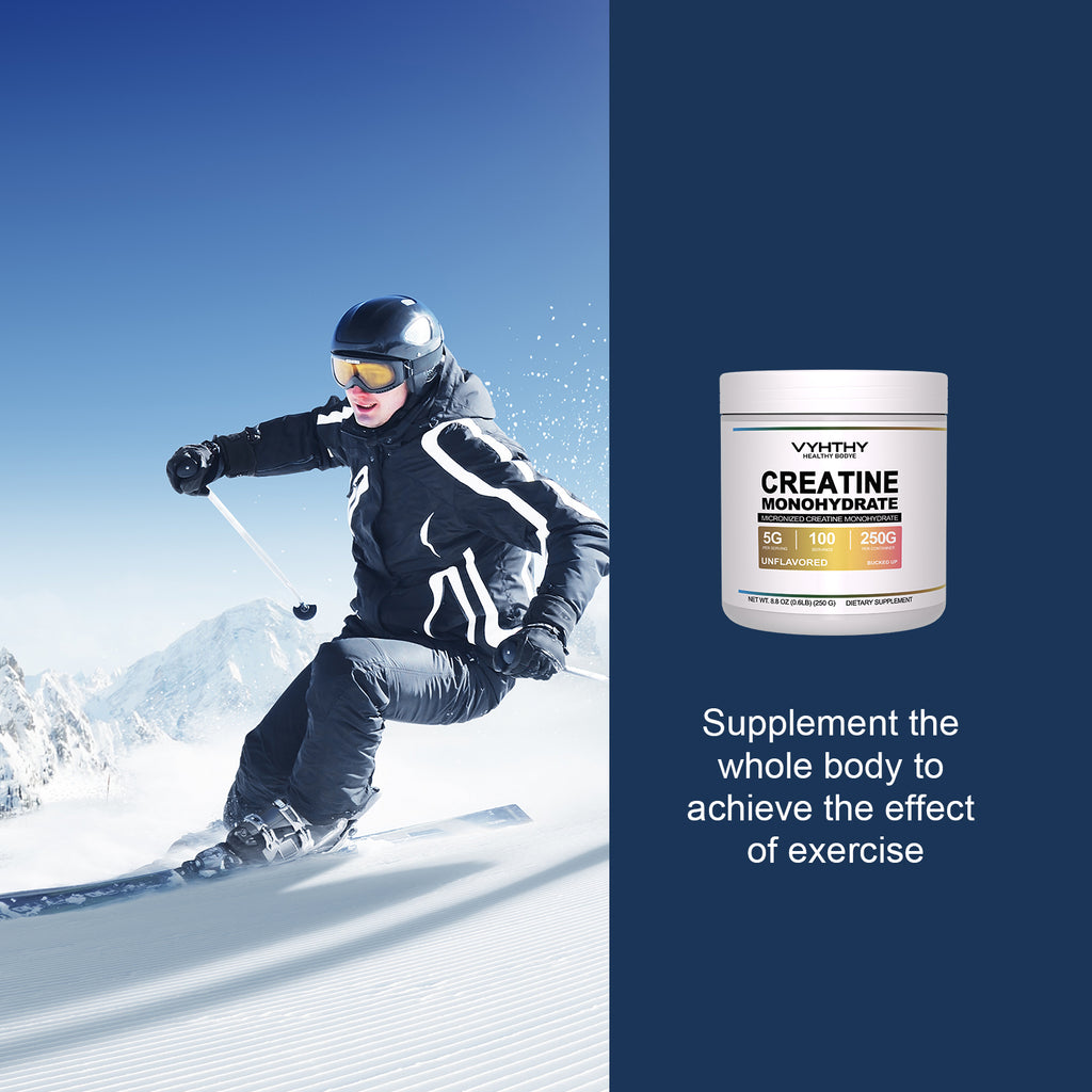 VYHTHY Creatine Monohydrate Powder - Unflavored - 250g
