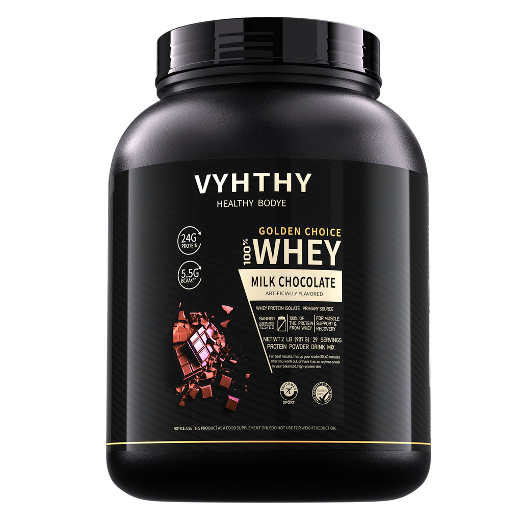 VYHTHY Titan Power 100% Whey Protein Powder - Chocolate Milkshake - 2lb