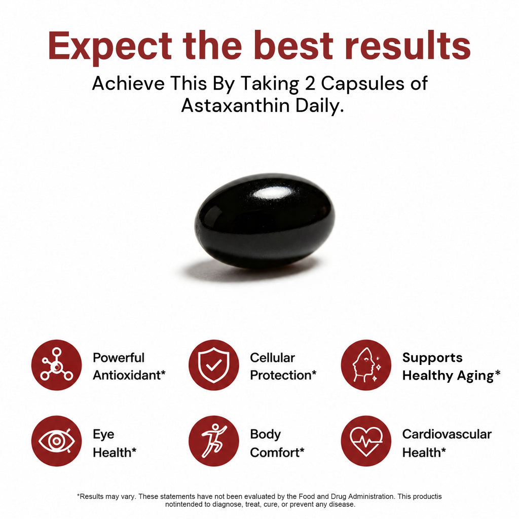 VYHTHY High Strength Natural Astaxanthin 12mg Softgels Blended with Trans-Resveratrol & CoQ10, Super Antioxidant Stronger Than Vitamin C/E, Support Eye Comfort, Skin Glow & Longevity, 240 Easy Absorb Softgels