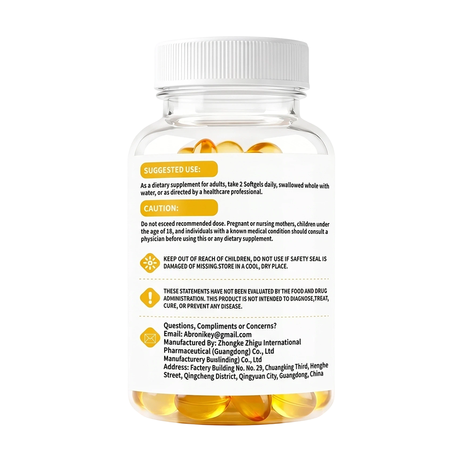 YOY Four  Dietary food supplements 120 Softgels, Triple Omega 3 6 9 Supplement with Turmeric, Curcumin, DHA & EPA, Fish Oil Supplement for Brain & Heart Health and Joint Support, Advanced Absorption