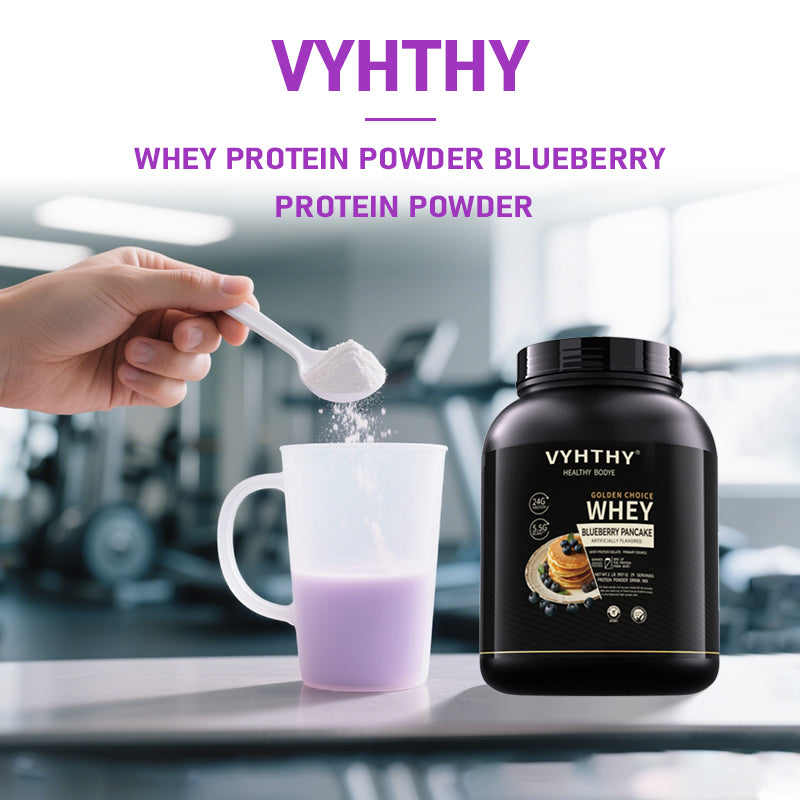VYHTHY Titan Power 100% Whey Protein Powder - Blueberry Cake - 2lb