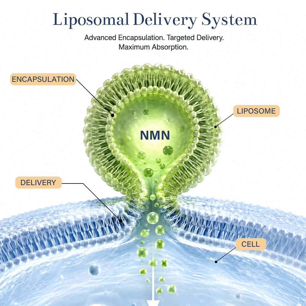 VYHTHY Liposomal Enhanced β-NMN 500mg Per Serving 12-in-1 Complex with Resveratrol, TMG, Glutathione & PQQ | Max Absorption NAD+ Booster for Healthy Aging & Mitochondrial Function, 120 Vegetarian Capsules