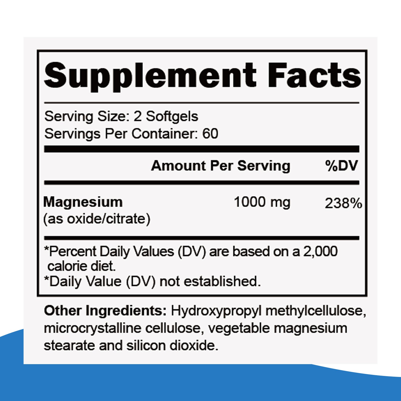 VYHTHY Magnesium Citrate Softgels, 1000mg Per Serving, Supports Bone Muscle Health, Digestive Gut & Intestinal Support, Energy Production & Night Wellness, 120 Softgels