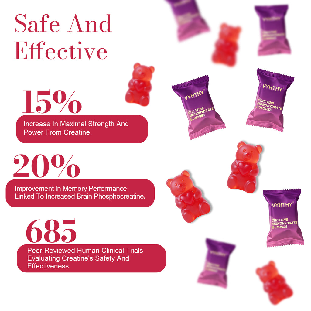 Vyhthy CurveBoost Creatine Monohydrate Gummies - 60 Gummies