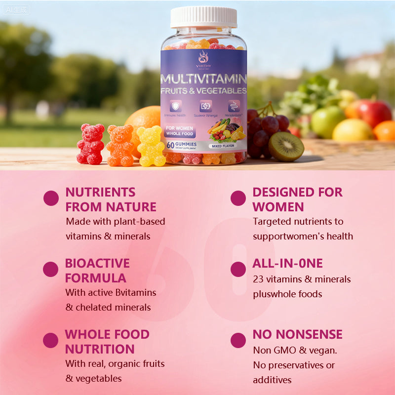 VYHTHY Nature’s Fruits & Veggies Supplement, 60 Veggie Capsules – 80 Whole Food Superfoods for Daily Balance – 40 Fruits with 40 Vegetables and Greens – Non-GMO, Gluten Free