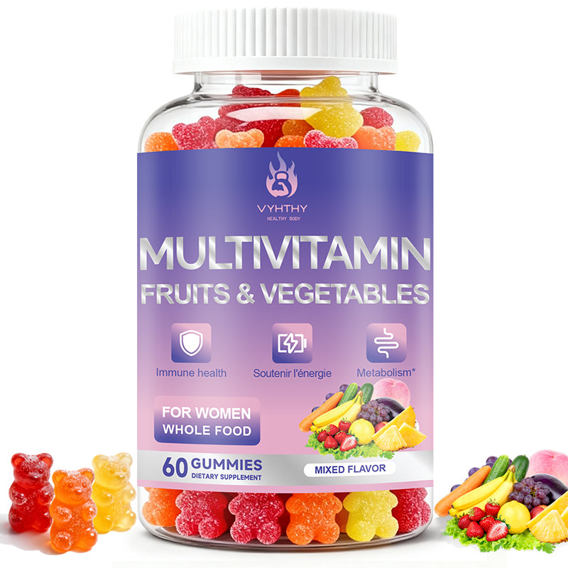 VYHTHY Nature’s Fruits & Veggies Supplement, 60 Veggie Capsules – 80 Whole Food Superfoods for Daily Balance – 40 Fruits with 40 Vegetables and Greens – Non-GMO, Gluten Free