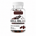 YOY Four Antarctic Krill Oil Softgels 2000mg, Omega-3 EPA DHA with Astaxanthin & Phospholipids, Supports Heart Brain Joint Immune Health for Men Women, 100 Count Dietary Supplement