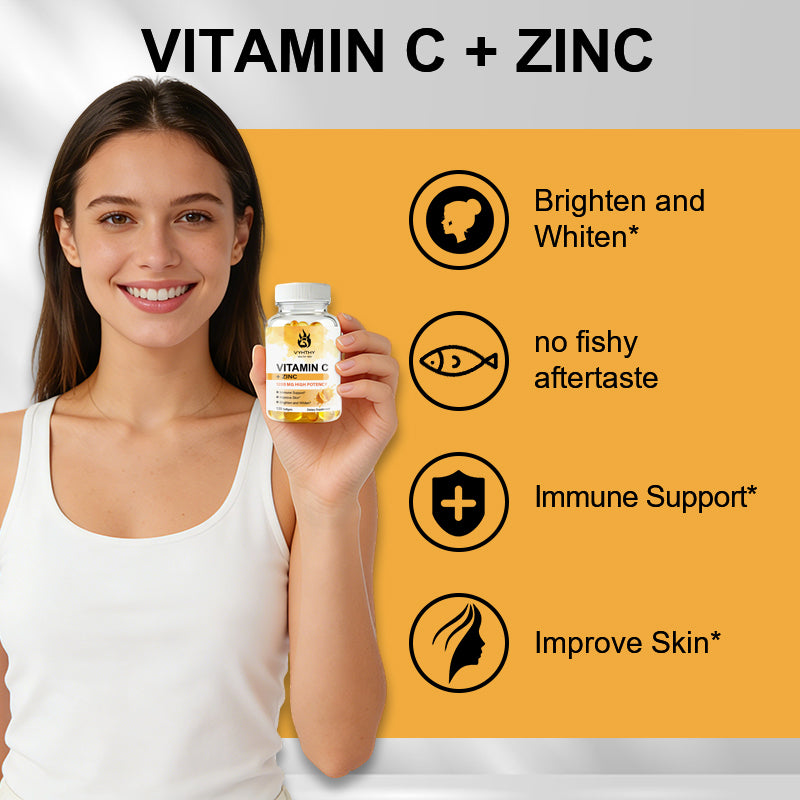 VYHTHY Vitamin C + Rose HIPS, Immune Support, 1000mg Vitamin C, Coated Caplets, 3 Serving per Day, Vegetarian Caplets, 60 Ct